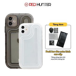 Ốp Điện Thoại Silicon Mềm Trong Suốt Có Đệm Khí Chống Sốc Nút Bấm Nhiều Màu Cho IP RED HUNTER