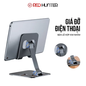 Giá đỡ điện thoại nhôm để bàn gấp gọn có thể điều chỉnh độ cao, góc nhiêng kệ kê đỡ máy tính bảng ipad tablet cao cấp