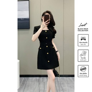 Đầm cổ chữ V dáng dài kiểu Pháp cao cấp LUST chất liệu dày dặn thiết kế đẹp - M151