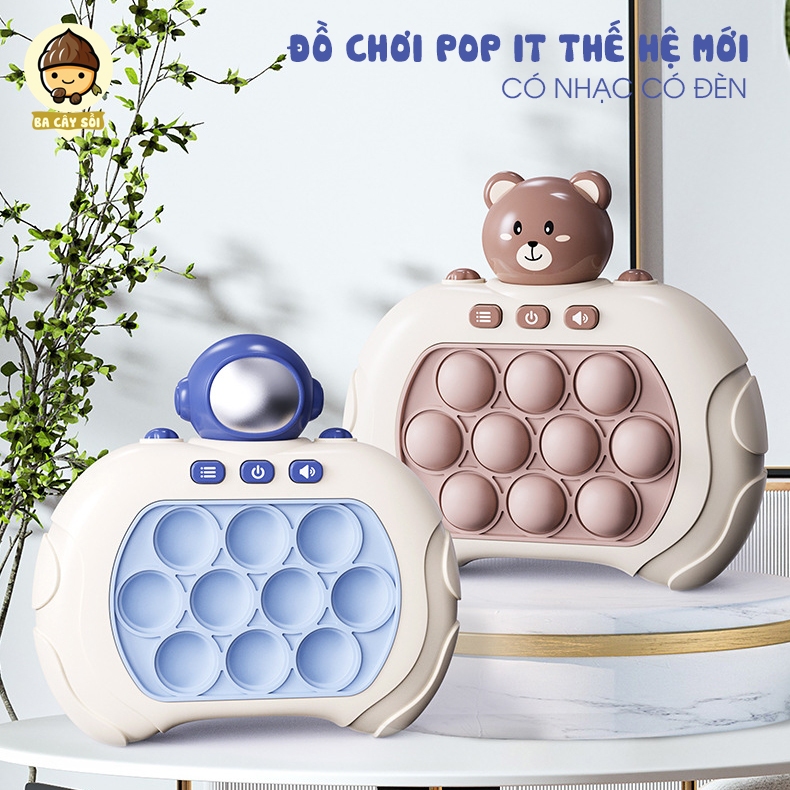 Đồ chơi Pop it thế hệ mới, máy game Pop it có nhạc,nhiều level cho mọi lứa tuổi