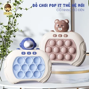 Đồ chơi Pop it thế hệ mới, máy game Pop it có nhạc,nhiều level cho mọi lứa tuổi