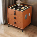 Tủ Đầu Giường, Táp Đầu Giường Đa Năng Có Đèn Led 3 Chế Độ Sáng, Sạc Điện Thoại Không Dây, Loa Bluetooth Và Khoá Vân Tay — ảnh 7
