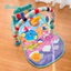Thảm Nhạc Cho Bé 9BABY - Thảm Đàn Piano Hình Voi Xanh Đáng Yêu Có Nhạc Và Đèn