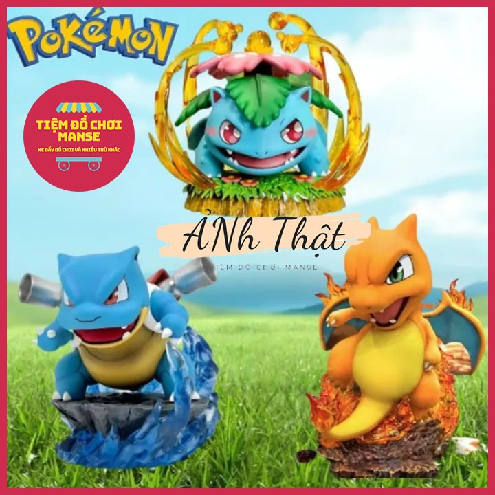Mô hình cao 12cm Pokemon - Bảo bối thần kì (Bulbasaur - Venusaur ...