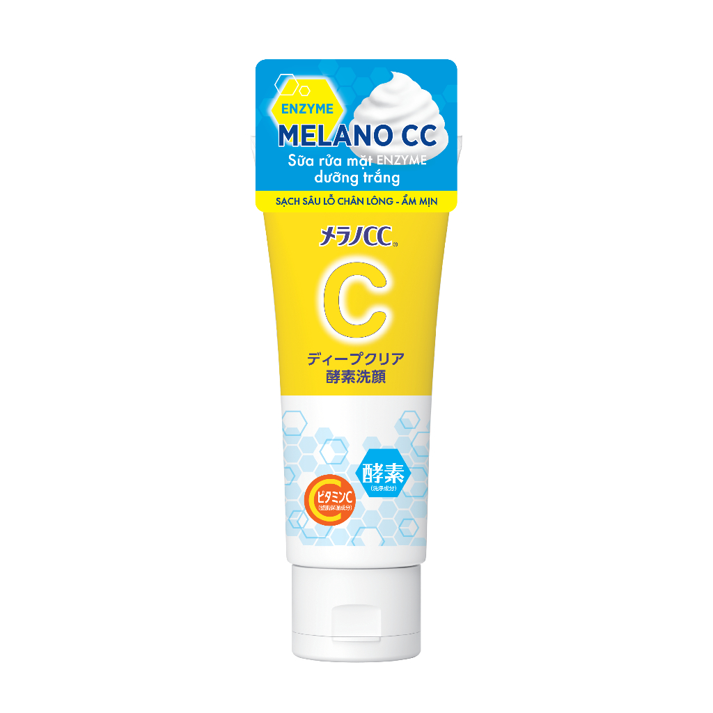Ảnh Sữa rửa mặt dưỡng trắng Melano CC Deep Clear Enzyme Face Wash 130g 1