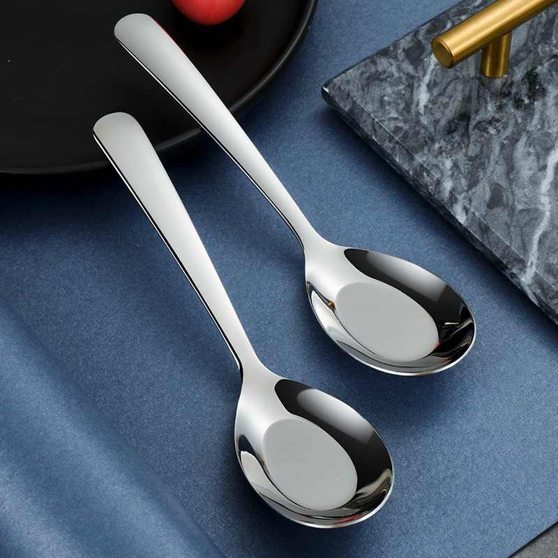 Muỗng thìa ăn cơm phở súp inox 304 cao cấp thép không gỉ - T188