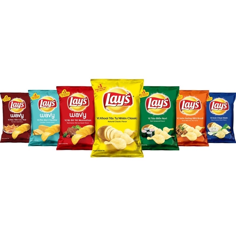KING PACK] Bánh Snack khoai tây Lay's - Snack ăn vặt, bánh bimbim, khoai tây chiên | Shopee Việt Nam
