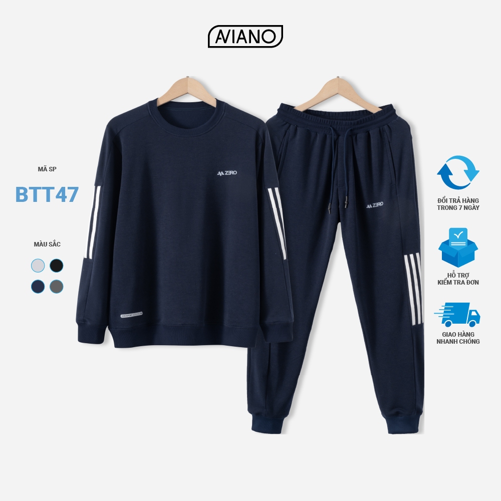Ảnh Bộ Nỉ Thể Thao Thời Trang Thiết Kế Năng Động Trẻ Trung Cao Cấp ZERO 3