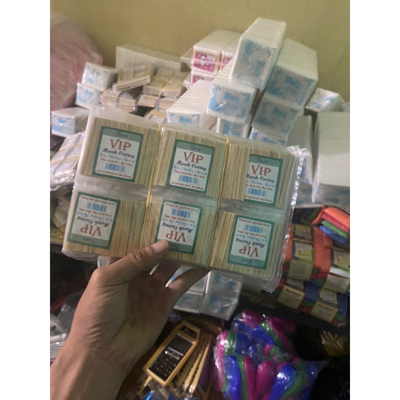 Tăm giang vip chất lượng vỉ 6 gói [30 gói bé]