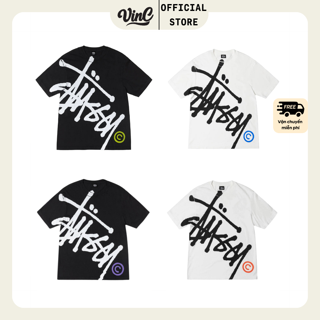 Áo thun Stussy Big Basic Pigment Dyed unisex - CÓ SẴN | Shopee Việt Nam