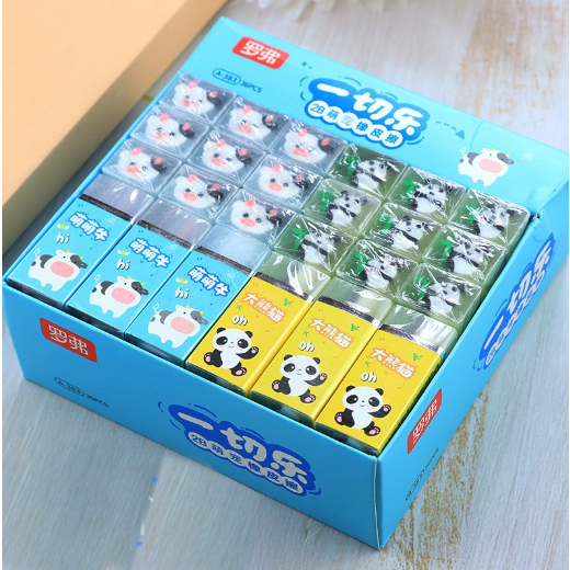 Tẩy gấu trúc bò sữa thanh dài TDAI21 gôm cute dễ thương | Shopee Việt Nam