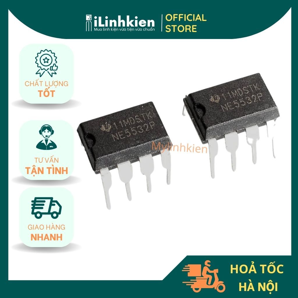 IC NE5532P DIP-8 chính hãng TI | Shopee Việt Nam