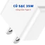 Sạc Nhanh PD35W Chân Cắm Type C (C To C) Dành Cho Máy15 và các Máy Android SamSung, Oppo, .. , Bảo Hành 12 Th