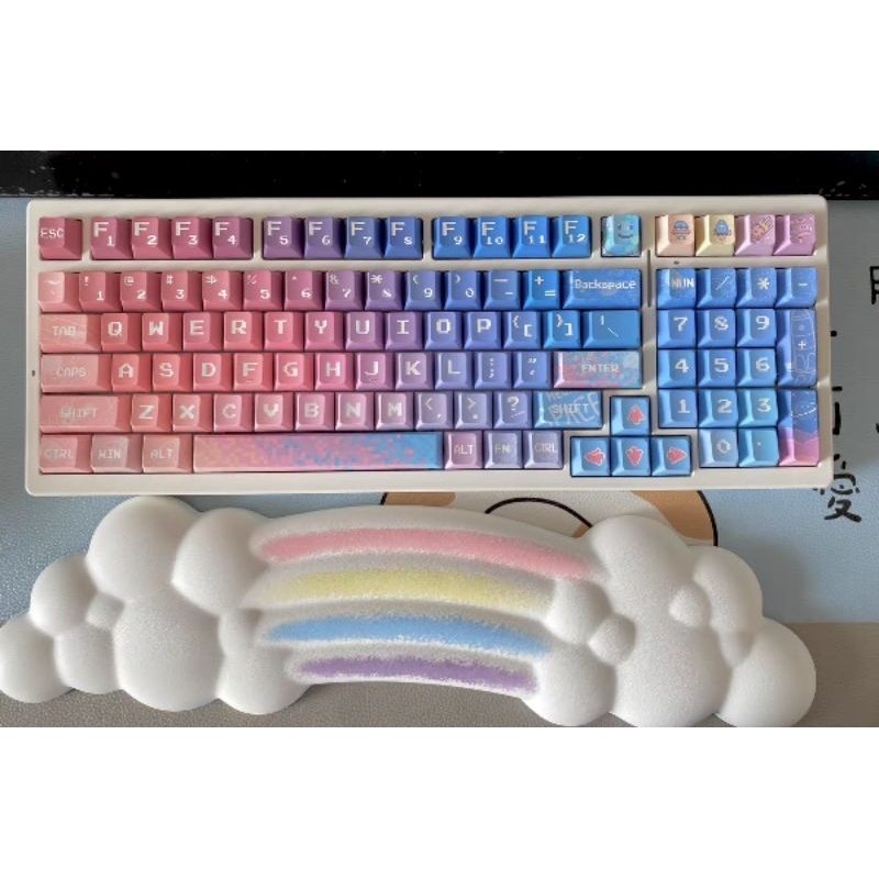 Keycap gradient không gian SPACE PIXELS && CYBER PUNK sắc màu cho bàn phím cơ, PPT Cherry profile | BigBuy360 - bigbuy360.vn