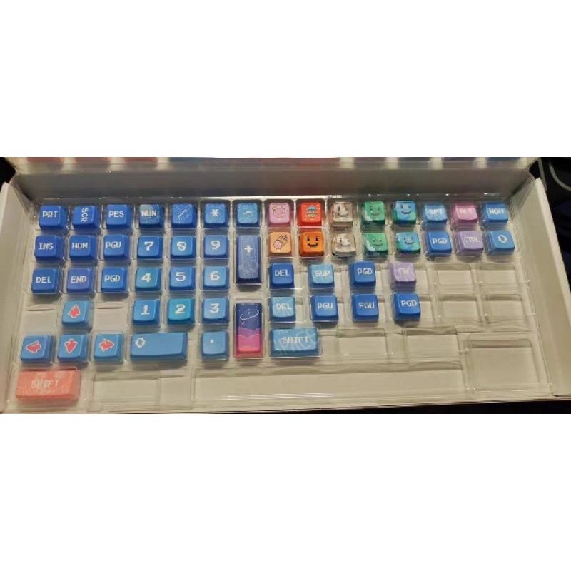 Keycap gradient không gian SPACE PIXELS && CYBER PUNK sắc màu cho bàn phím cơ, PPT Cherry profile | BigBuy360 - bigbuy360.vn