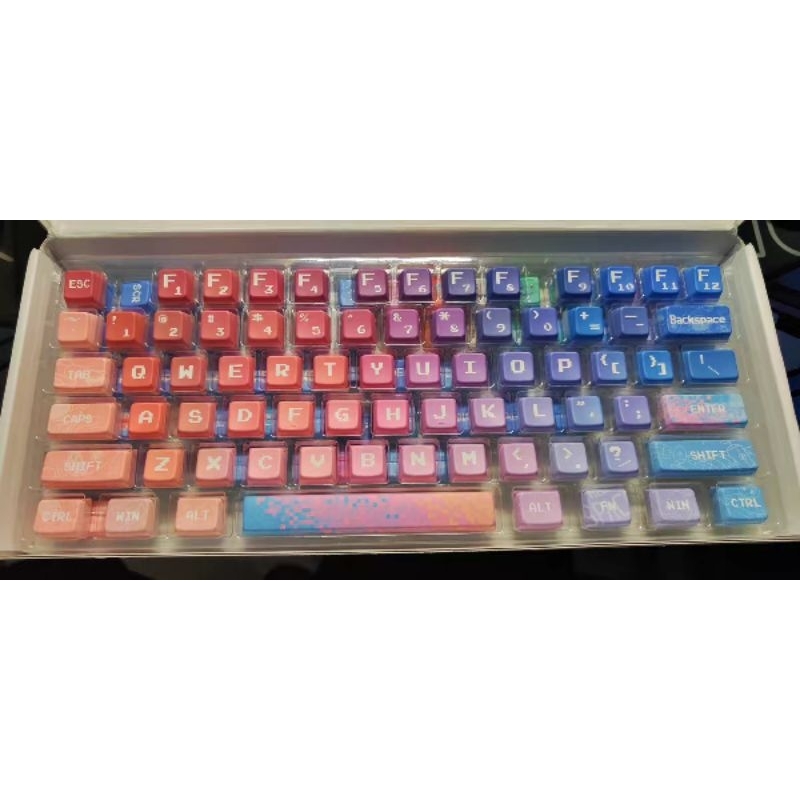 Keycap gradient không gian SPACE PIXELS && CYBER PUNK sắc màu cho bàn phím cơ, PPT Cherry profile | BigBuy360 - bigbuy360.vn