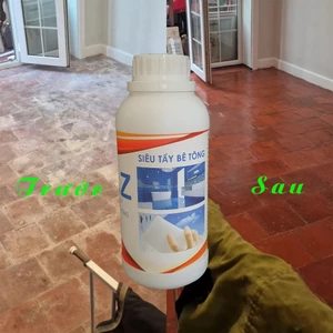 Dung Dịch Tẩy Xi Măng Cặn Vết Ố Bẩn Nấm Mốc Trên Nền Gạch Đồ Men Sứ WIKILEE Z Chai 500ml