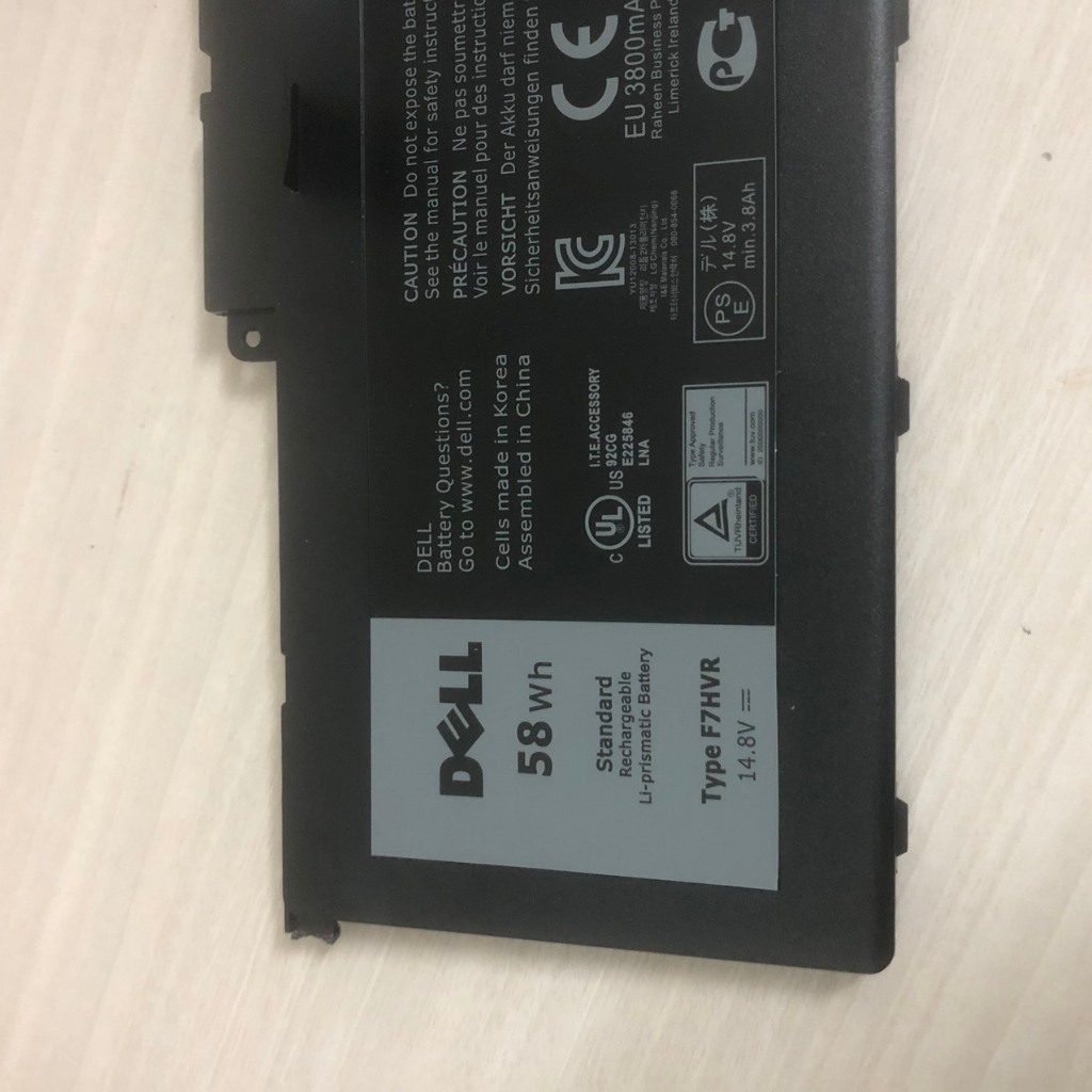 PIN DELL INSPIRON 15-7537 7535, 17-7737 F7HVR (ZIN) - 4 CELL MỚI 100%