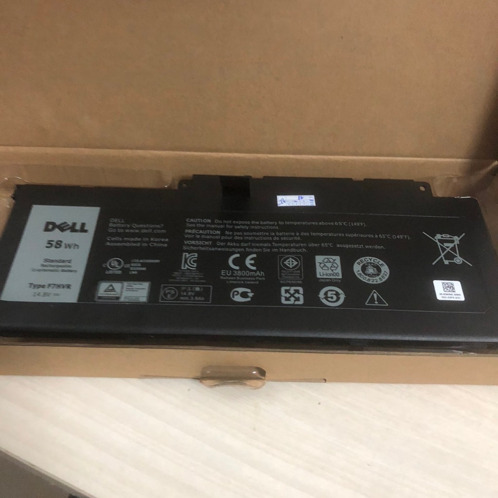 PIN DELL INSPIRON 15-7537 7535, 17-7737 F7HVR (ZIN) - 4 CELL MỚI 100%
