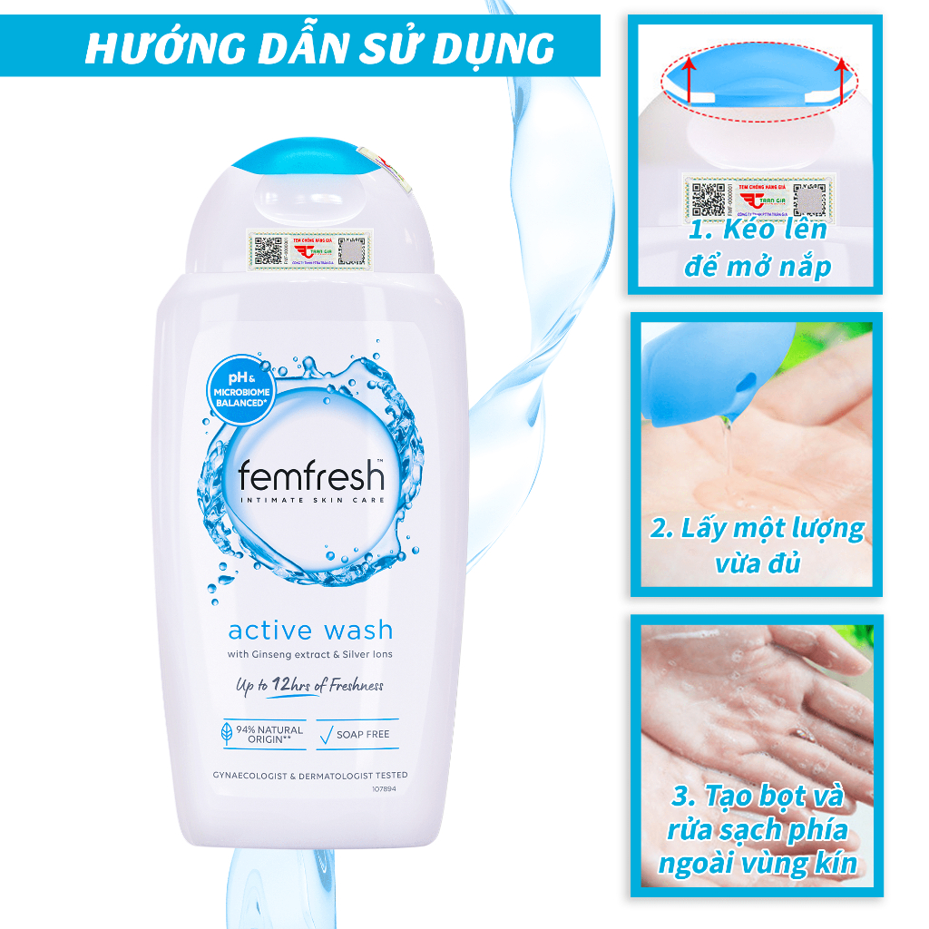 Dung Dịch Vệ Sinh Phụ Nữ Femfresh Daily 250ml