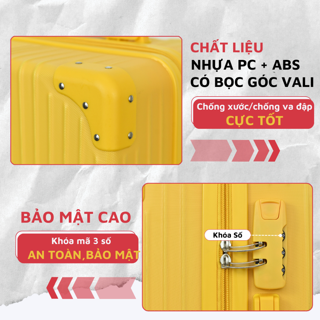 Ảnh Vali kéo du lịch Kingsun size 28inch KS218/KS219 Bảo hành 5 năm 3