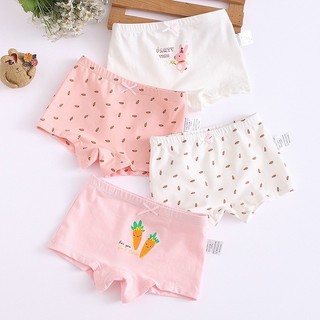 Set 3 quần chip đùi chất vải cotton cho bé gái 9-25kg (Video)
