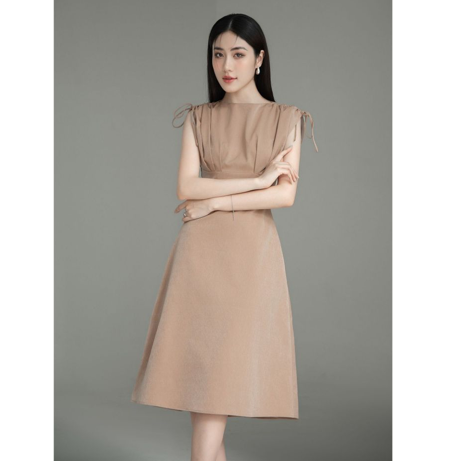 Đầm OLV Evangeline Caramel Dress