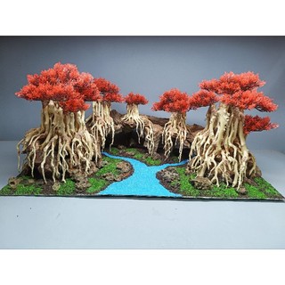 Layout dành cho bể cá cảnh, bể cá thủy sinh. Bố cục dành cho bể cá 60 cm