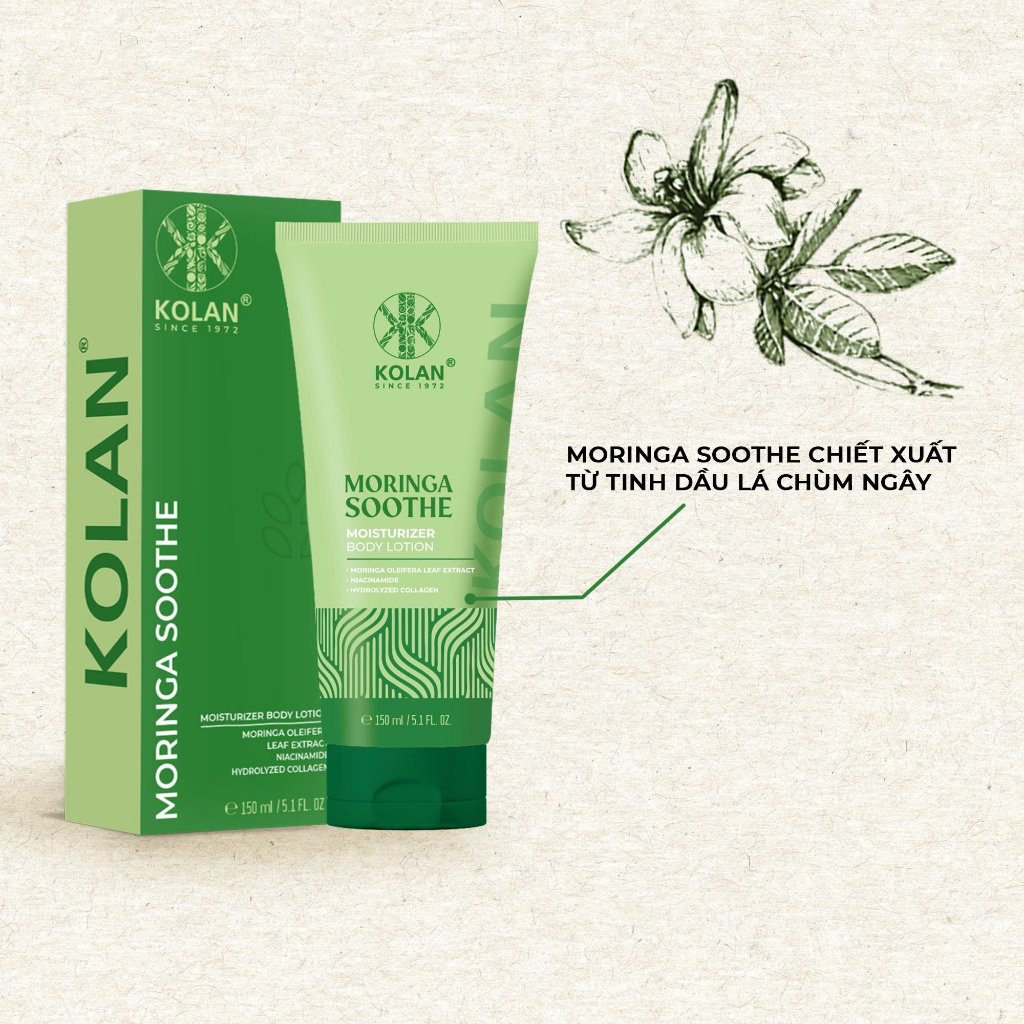 [Date 10/2027] Kem Dưỡng Thể Trắng Da KOLAN 150ml, Cấp Ẩm, Chống Nứt Nẻ, Trẻ Hóa Da