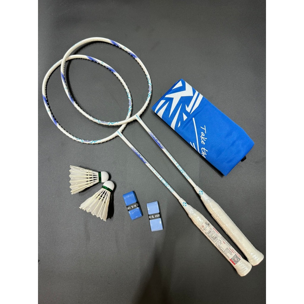 Vợt Cầu Lông Kumpoo PC99-Pro Trắng Xanh Chính Hãng Kèm Căng Sẵn Cước ...
