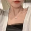 Dây Chuyền Choker Vòng Cổ Ngọc Trai Nhân Tạo Đính Đá Hot Trend Xinh Xắn