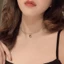 Dây Chuyền Choker Vòng Cổ Ngọc Trai Nhân Tạo Đính Đá Hot Trend Xinh Xắn