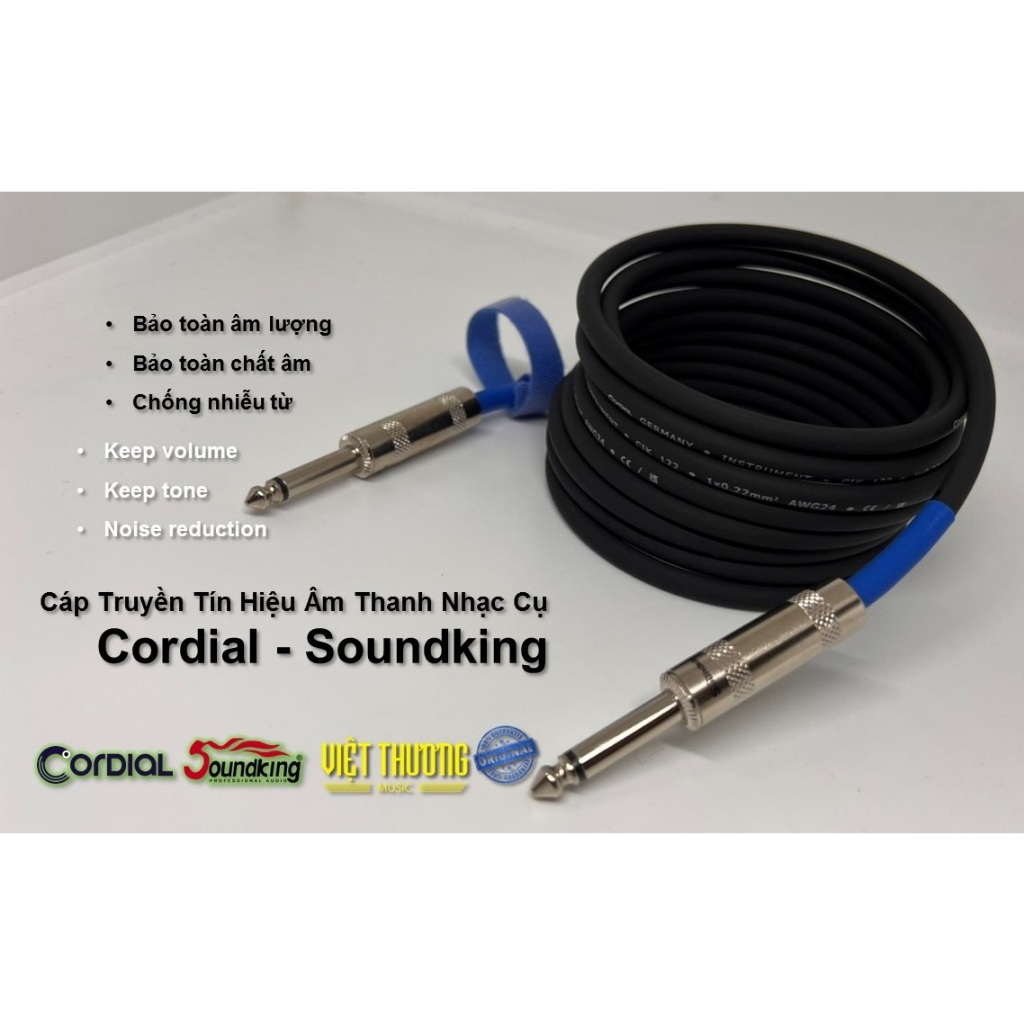 Cáp tín hiệu nhạc cụ Instrument Cable Cordial-Soundking | Shopee Việt Nam