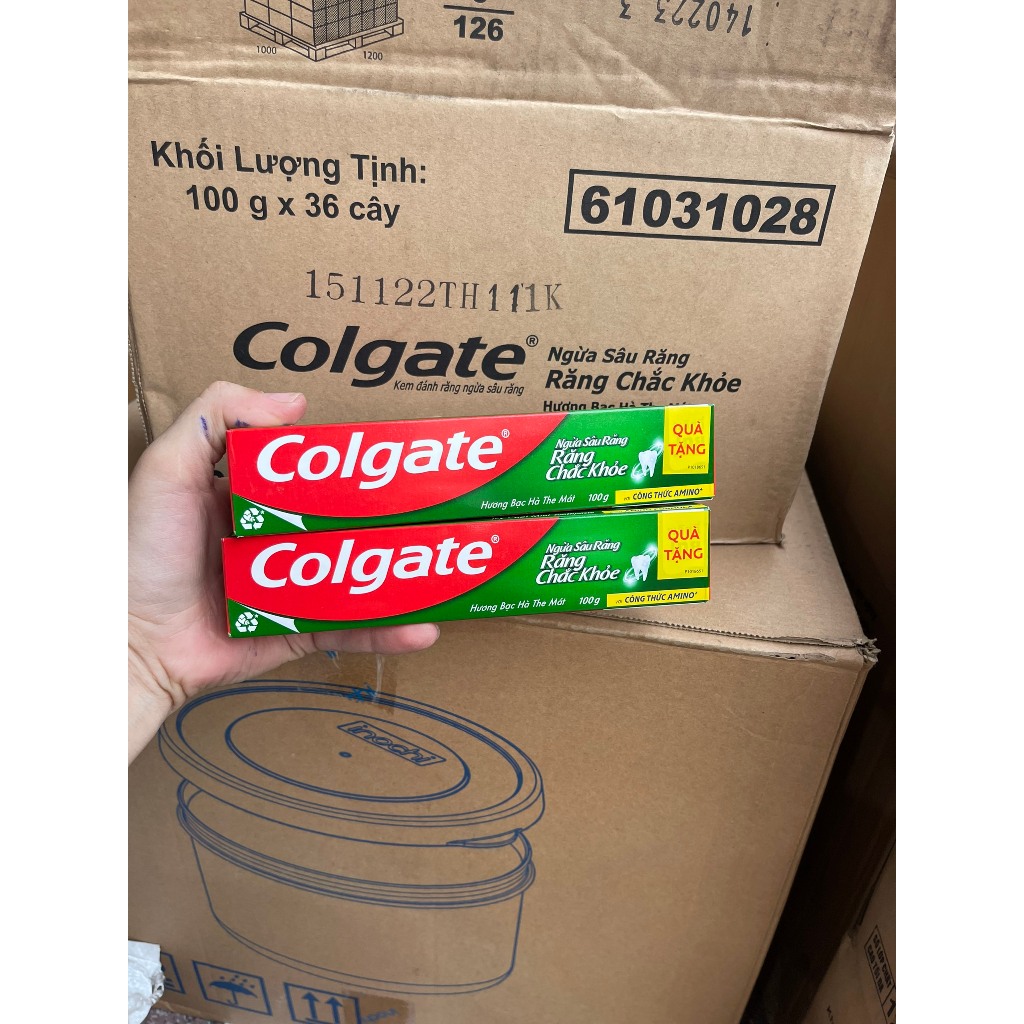 Kem đánh Răng Colgate Ngừa Sâu Răng Răng Chắc Khỏe 100g Tuýp 