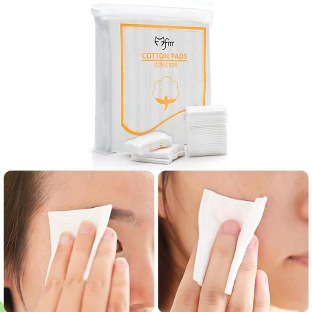 Bông tẩy trang trắng 3 lớp Cotton Pads cao cấp [ Bịch 222 Miếng ]