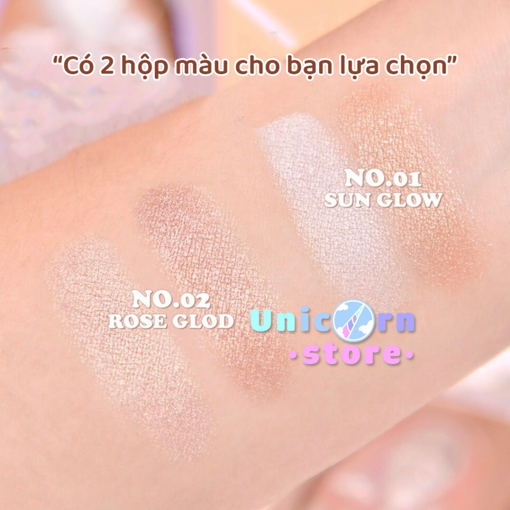 Phấn Bắt Sáng 2 Màu Sivanna Two-Color Highlighter HF955
