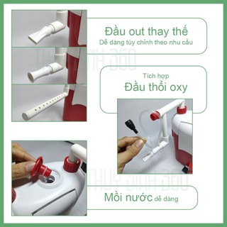 Lọc Treo Baoyu BY-650/850 - Thế Hệ Mới - Tích Hợp Lọc Váng, Thổi Oxy - Sử Dụng Cho Hồ Cá, Thủy Sinh