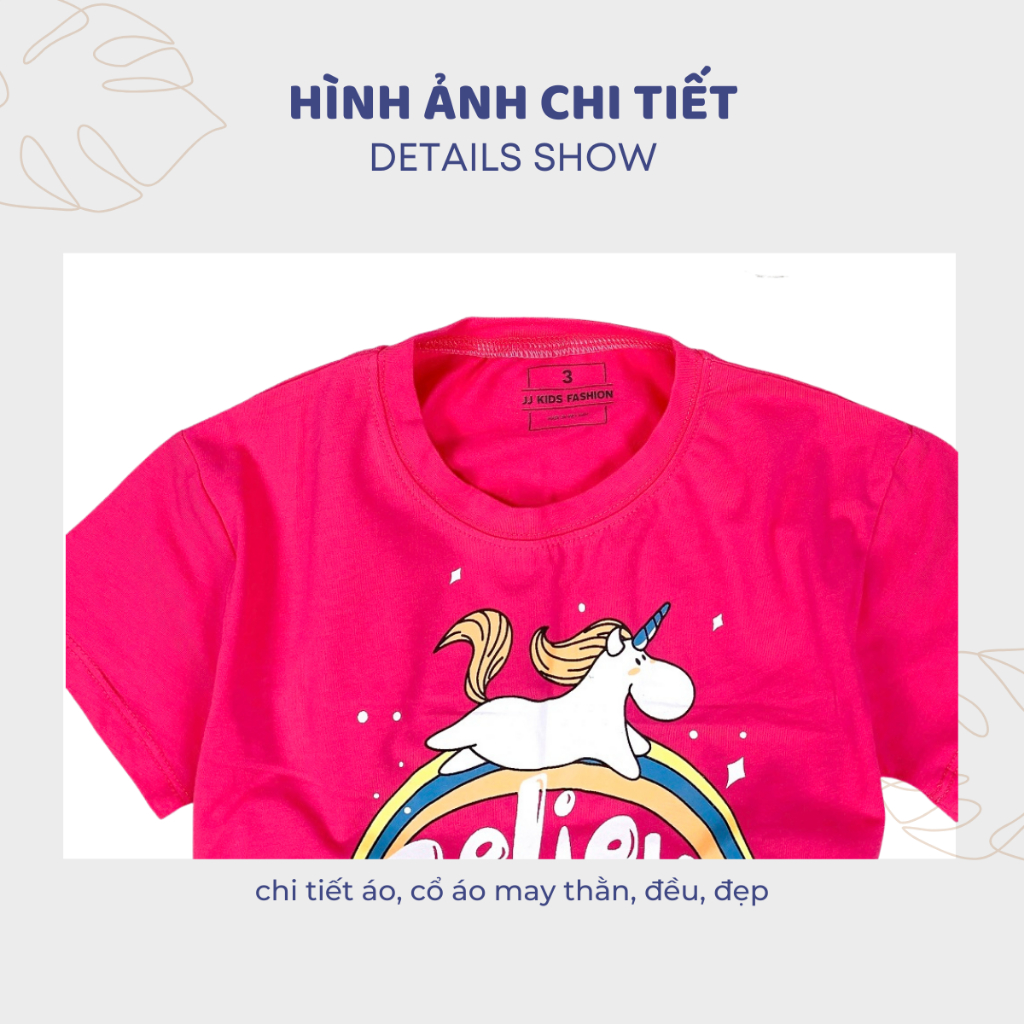 Bộ Cộc Tay Bé Gái Vải Cotton In Hình Dễ Thương – Quần Áo Trẻ Em | JJ Kids Fashion