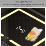 Tủ Đầu Giường, Táp Đầu Giường Thông Minh Có Đèn Led Điều Chỉnh 3 Chế Độ, Sạc Điện Thoại Không Dây Hàng Nội Địa Trung — ảnh 3