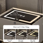 Tủ Đầu Giường, Táp Đầu Giường Thông Minh Có Đèn Led Điều Chỉnh 3 Chế Độ, Sạc Điện Thoại Không Dây Hàng Nội Địa Trung — ảnh 4