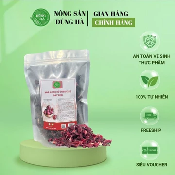 Hoa Atiso Đỏ (Hoa Hibiscus) Sấy Khô Nguyên Bông loại Thượng Hạng, thơm ngon, tốt cho sức khỏe