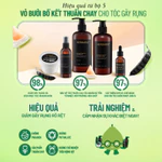 Bộ 5 Sản Phẩm Chăm Sóc Tóc Bồ Kết và Vỏ Bưởi HERBARIO Bao Gồm Dầu Gội, Dầu Xả, Xịt Dưỡng, Serum, Kem Ủ Tóc — ảnh 5
