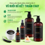 Bộ 5 Sản Phẩm Chăm Sóc Tóc Bồ Kết và Vỏ Bưởi HERBARIO Bao Gồm Dầu Gội, Dầu Xả, Xịt Dưỡng, Serum, Kem Ủ Tóc — ảnh 6