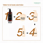 Bộ 5 Sản Phẩm Chăm Sóc Tóc Bồ Kết và Vỏ Bưởi HERBARIO Bao Gồm Dầu Gội, Dầu Xả, Xịt Dưỡng, Serum, Kem Ủ Tóc — ảnh 8