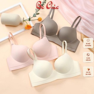 Áo Lót Nữ VECYLA Su A 977 Không Gọng Nâng Ngực Tạo Khe Đệm Dày Cao Cấp Xuất Nhật