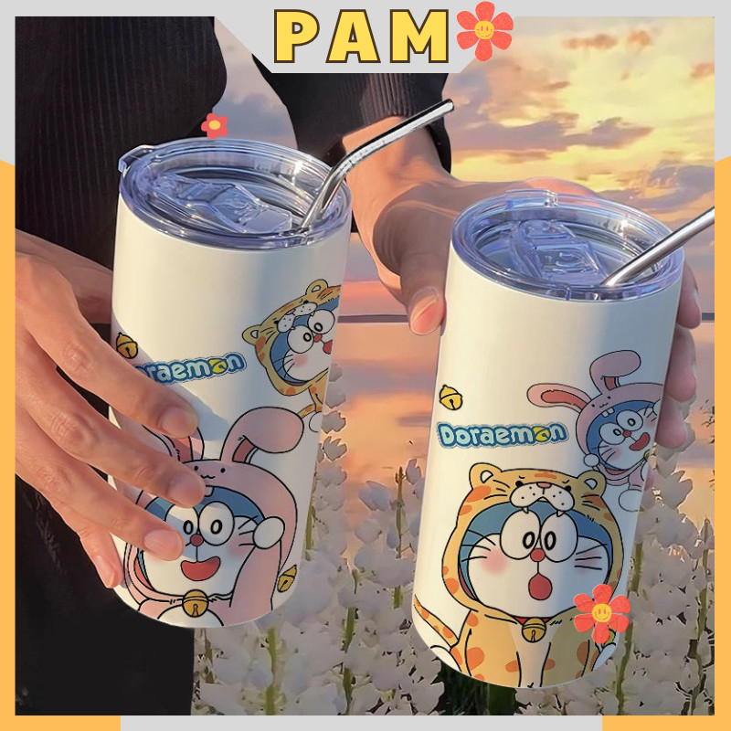 Ly Giữ Nhiệt Doraemon Inox 304 Cao Cấp Dung Tích 600ml Nắp Chống Tràn ...