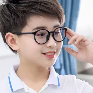 Gọng kính cận thời trang trẻ em phong cách Hàn Quốc siêu cute dễ thương mắt kính không độ chống tia UV đẹp rẻ HANASO 556