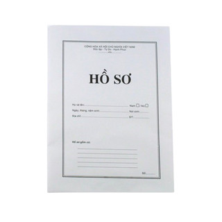 ̣̣(Combo 10) Bao thư Hồ Sơ F4 (21X33cm) màu vàng, màu trắng có in chữ HỒ SƠ loại dày dặn