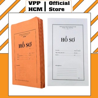 ̣̣(Combo 10) Bao thư Hồ Sơ F4 (21X33cm) màu vàng, màu trắng có in chữ HỒ SƠ loại dày dặn