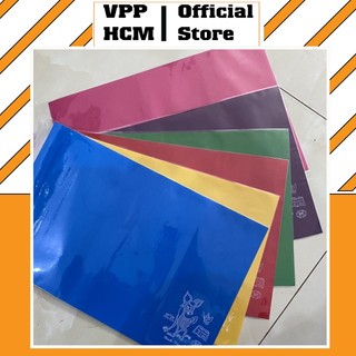 [Combo Ưu Đãi] Bao tập nhiều màu 20,5cm (Giấy Kiếng Trong Con Nai + Giấy Màu Thủ Công Bao Tập)